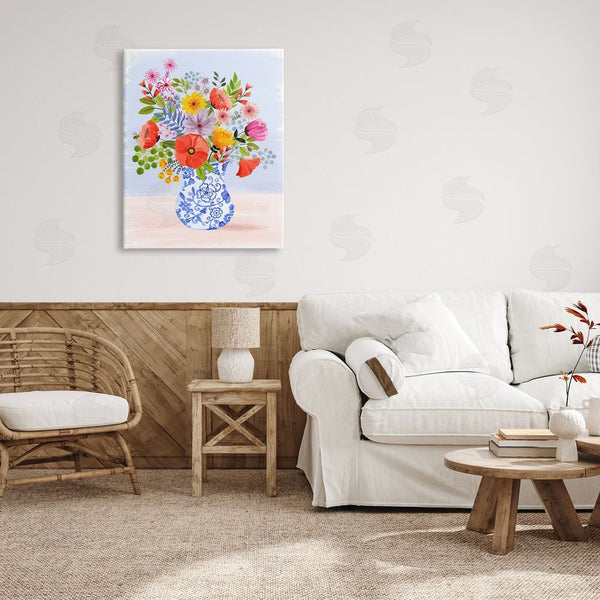 Stupell Industries Sharon Lee | Bright Flowers In Pottery Wall Art