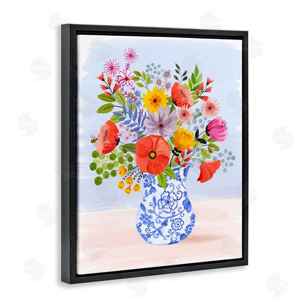 Stupell Industries Sharon Lee | Bright Flowers In Pottery Wall Art