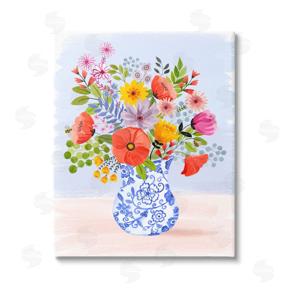 stupell industries Sharon Lee | Bright Flowers in Pottery Wall Art