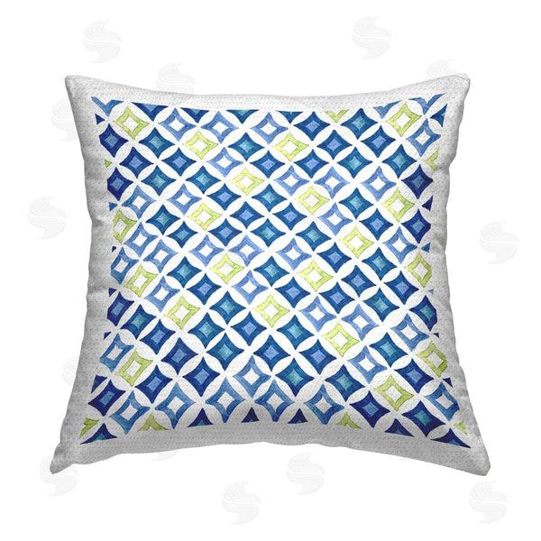 Stupell Industries Sharon Lee | Geometric Diamond Shapes Printed Throw Pillow
