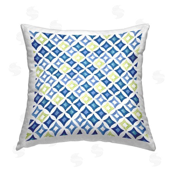 stupell industries Sharon Lee | Geometric Diamond Shapes Printed Throw Pillow