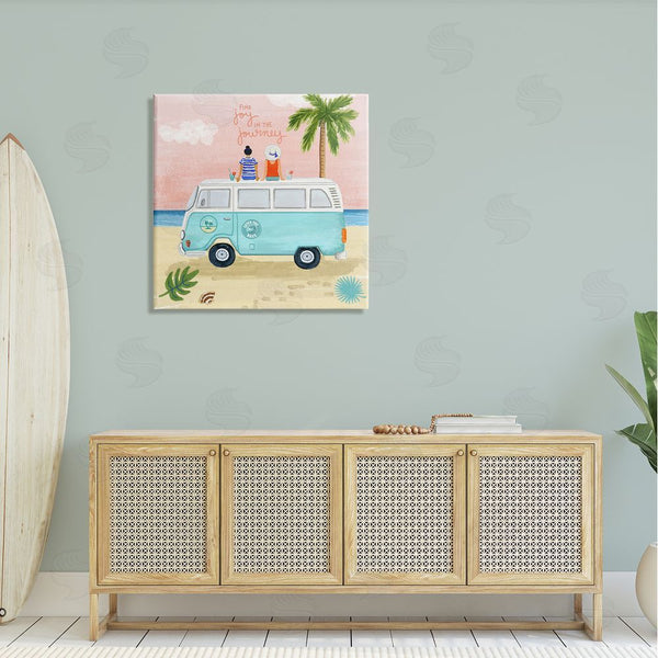 Stupell Industries Sharon Lee | Joy In The Journey Tropical Adventure Beach Traveling Wall Art