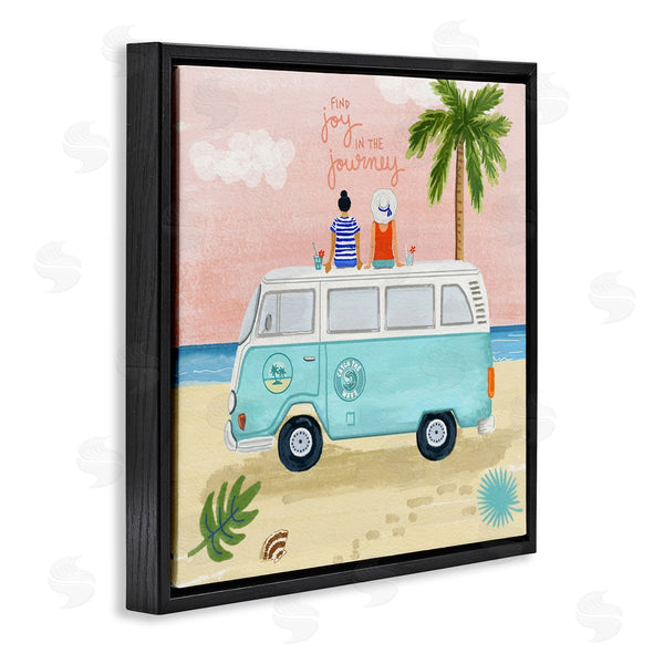 Stupell Industries Sharon Lee | Joy In The Journey Tropical Adventure Beach Traveling Wall Art