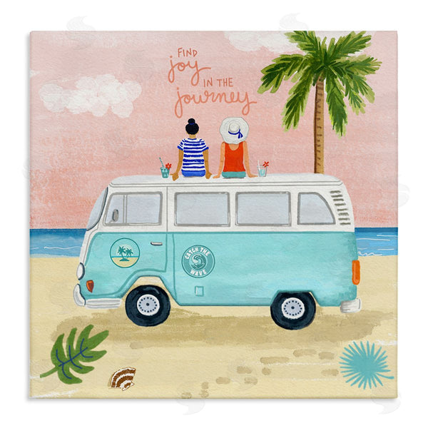 stupell industries Sharon Lee | Joy in the Journey Tropical Adventure Beach Traveling Wall Art