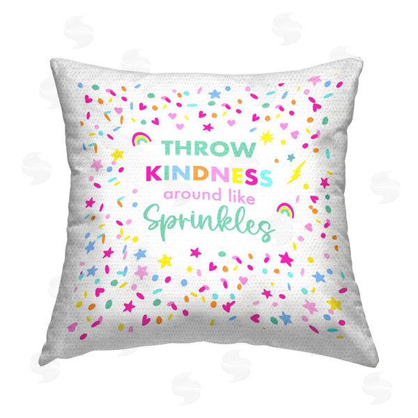Stupell Industries Sharon Lee | Kindness Like Sprinkles Printed Throw Pillow