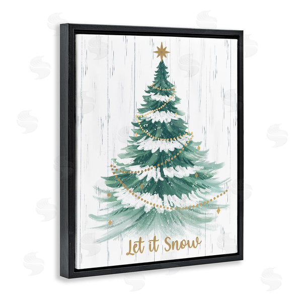 Stupell Industries Sharon Lee | Let It Snow Rustic Tree Wall Art