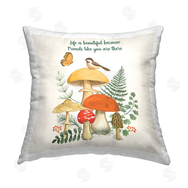 stupell industries Sharon Lee | Vintage Life Is Beautiful Printed Throw Pillow