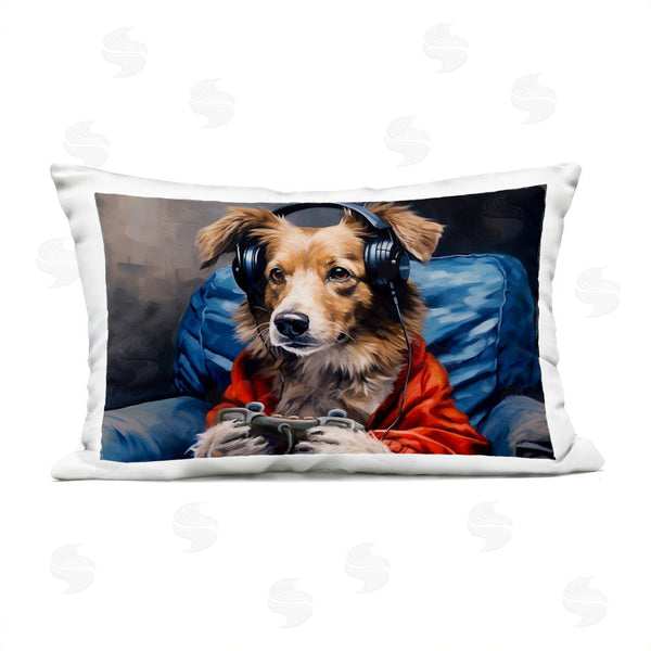 Stupell Industries Shawna Stewart | Game Master Dog Printed Throw Pillow