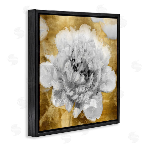 Stupell Industries Shawna Sullivan | Muted Peony Floral Blossoming Glam Flower Painting Wall Art