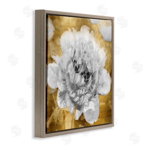 Stupell Industries Shawna Sullivan | Muted Peony Floral Blossoming Glam Flower Painting Wall Art