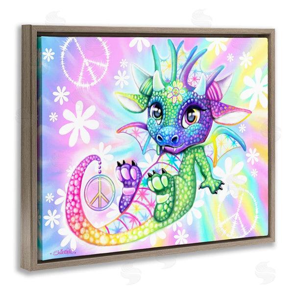 Stupell Industries Sheena Pike | Groovy Dragon Pattern Wall Art