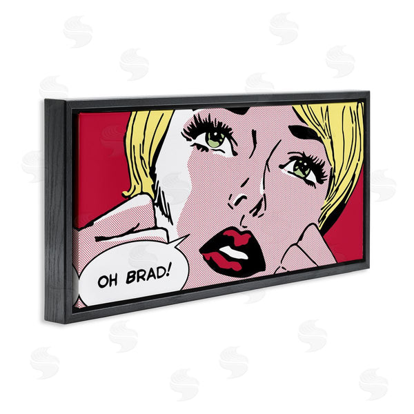 Stupell Industries Sheila B. | Iconic Pop Comic Woman Wall Art