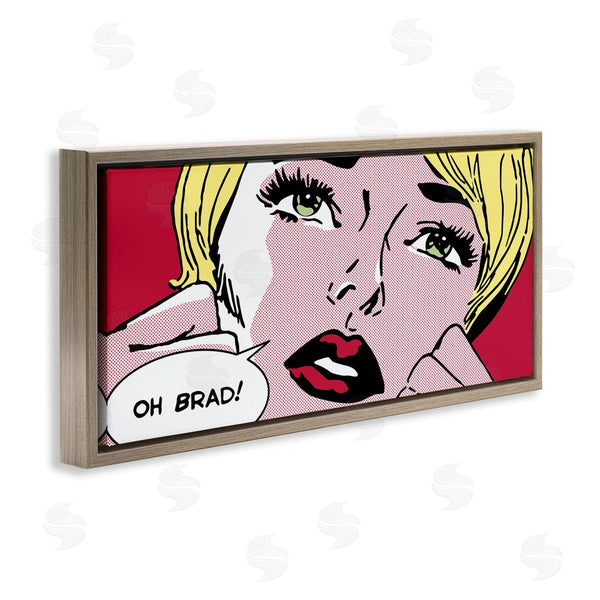 Stupell Industries Sheila B. | Iconic Pop Comic Woman Wall Art