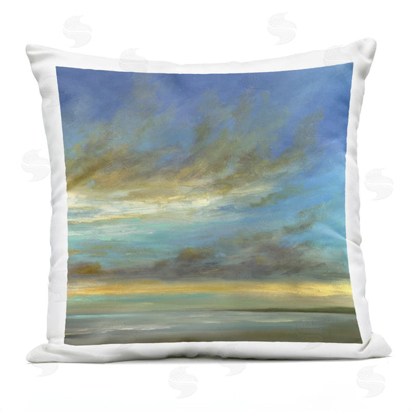 Stupell Industries Sheila Finch | Curved Sunlit Clouds Printed Throw Pillow