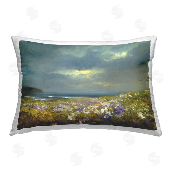 stupell industries Sheila Finch | Flowers by Stormy Beach