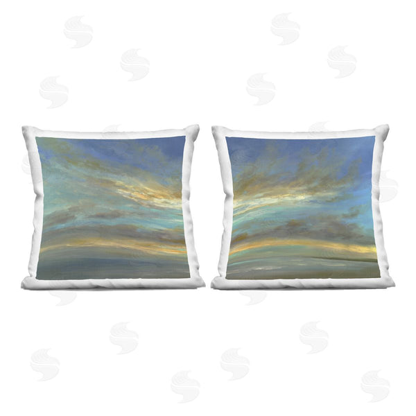 stupell industries Sheila Finch | October Sunset Sky Printed Throw Pillow Set