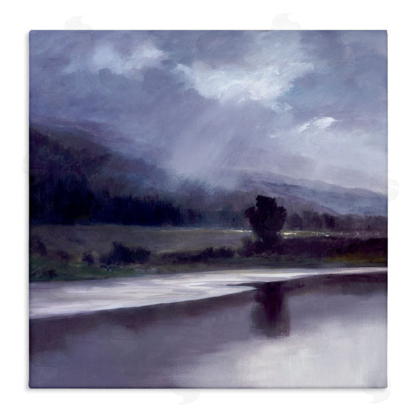 stupell industries Sheila Finch | Storm Clouds Abstract Landscape Wall Art