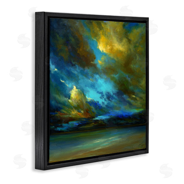 Stupell Industries Sheila Finch | Yellow Streaked Sky Wall Art