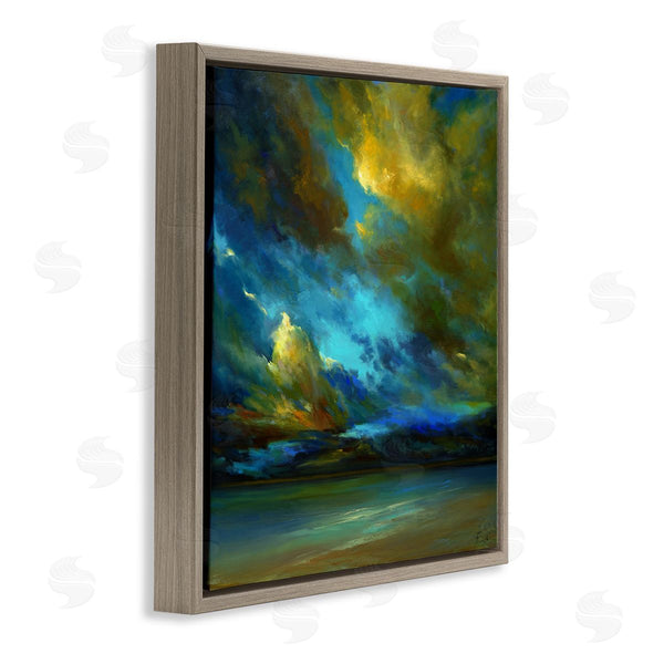 Stupell Industries Sheila Finch | Yellow Streaked Sky Wall Art