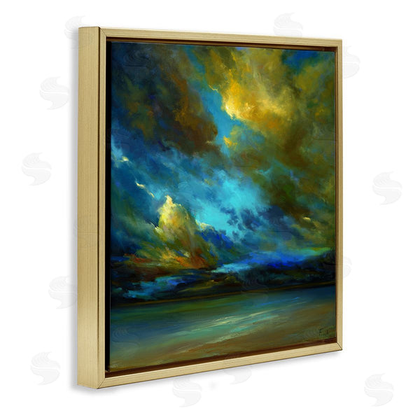 Stupell Industries Sheila Finch | Yellow Streaked Sky Wall Art