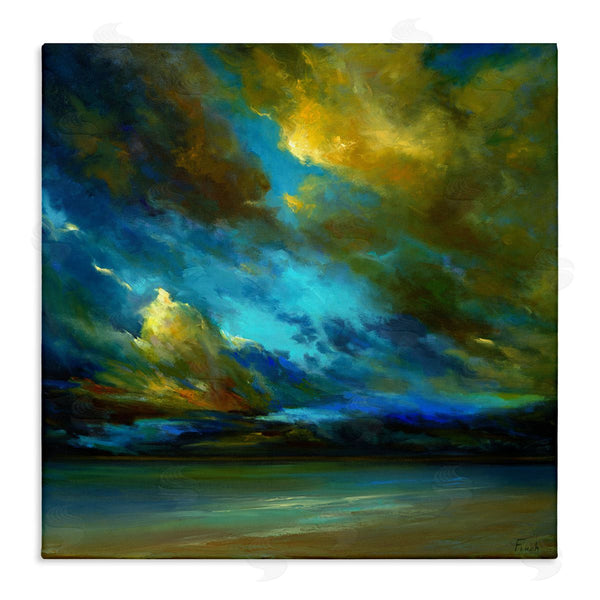 stupell industries Sheila Finch | Yellow Streaked Sky Wall Art