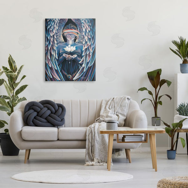 Stupell Industries Sheila Wolk | Surreal Angel Holding Cloud Wall Art