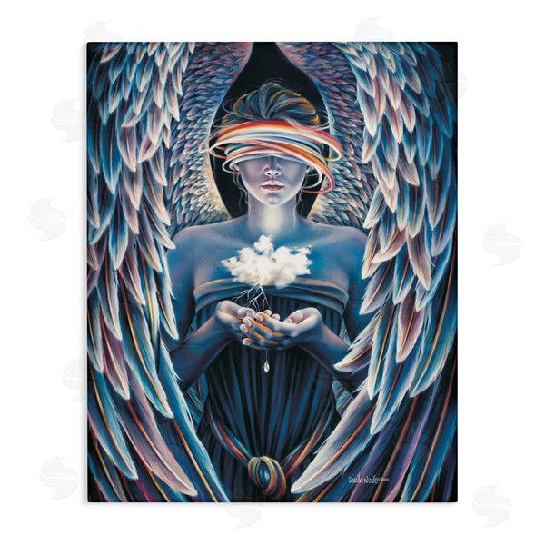 stupell industries Sheila Wolk | Surreal Angel Holding Cloud Wall Art