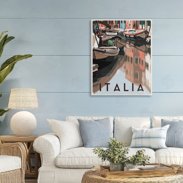 Stupell Industries Shelley Lake | Italia Canal Poster Wall Art