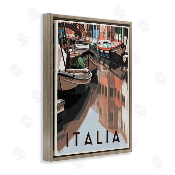 Stupell Industries Shelley Lake | Italia Canal Poster Wall Art