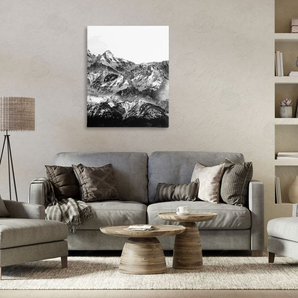 Stupell Industries Shelley Lake | Jutting Mountain Peaks Wall Art