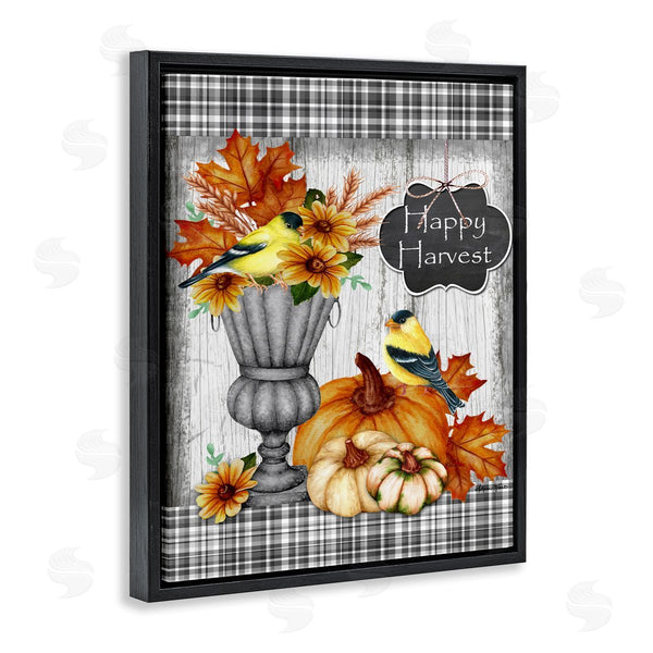 Stupell Industries Sheri Hart | Happy Harvest Birds And Gourds
