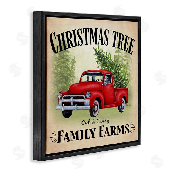 Stupell Industries Sheri Hart | Holiday Truck Christmas Tree Farms