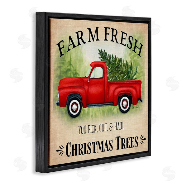 Stupell Industries Sheri Hart | Holiday Truck Christmas Trees