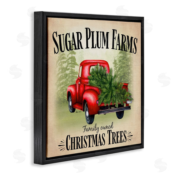 Stupell Industries Sheri Hart | Holiday Truck Sugar Plum Farms