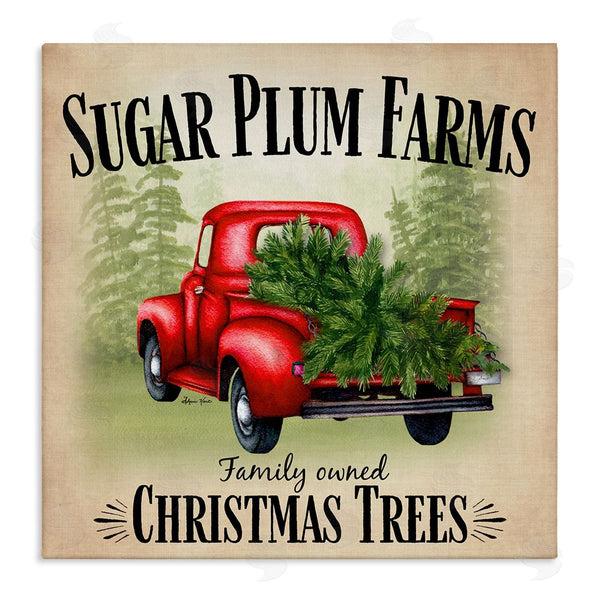 stupell industries Sheri Hart | Holiday Truck Sugar Plum Farms