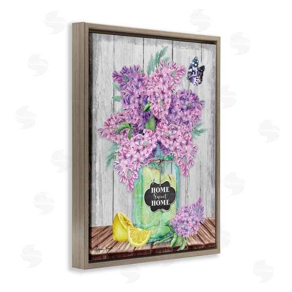 Stupell Industries Sheri Hart | Home Sweet Home Lilac Flowers