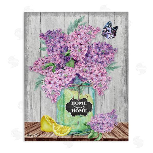 stupell industries Sheri Hart | Home Sweet Home Lilac Flowers