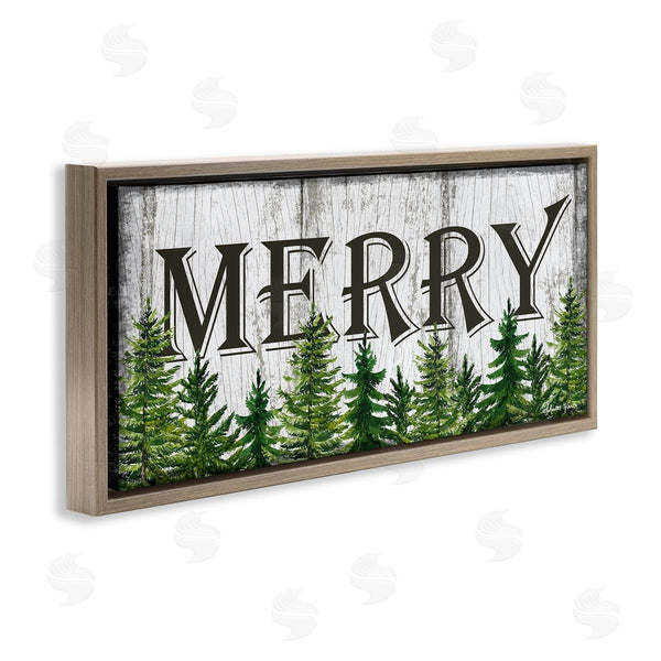 Stupell Industries Sheri Hart | Merry Rustic Winter Forest