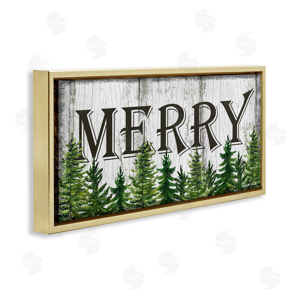 Stupell Industries Sheri Hart | Merry Rustic Winter Forest