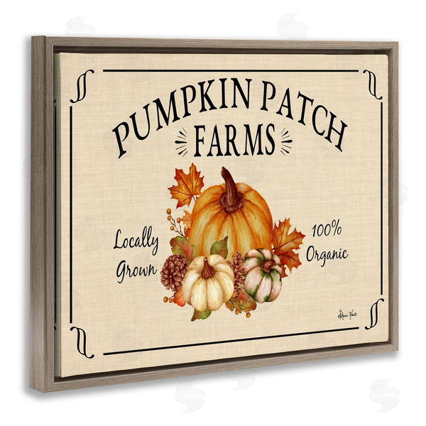Stupell Industries Sheri Hart | Traditional Pumpkin Patch Farm Sign