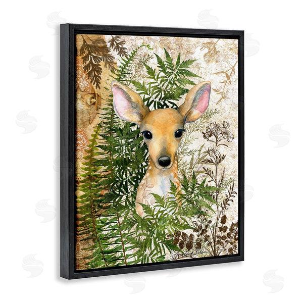 Stupell Industries Sherri Buck Baldwin | Baby Fawn In Fern Forest