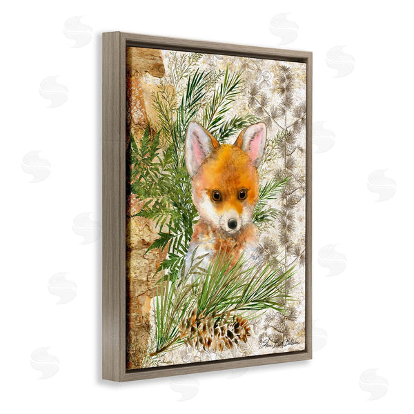Stupell Industries Sherri Buck Baldwin | Baby Fox In Fern Forest
