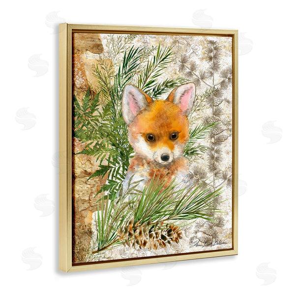 Stupell Industries Sherri Buck Baldwin | Baby Fox In Fern Forest