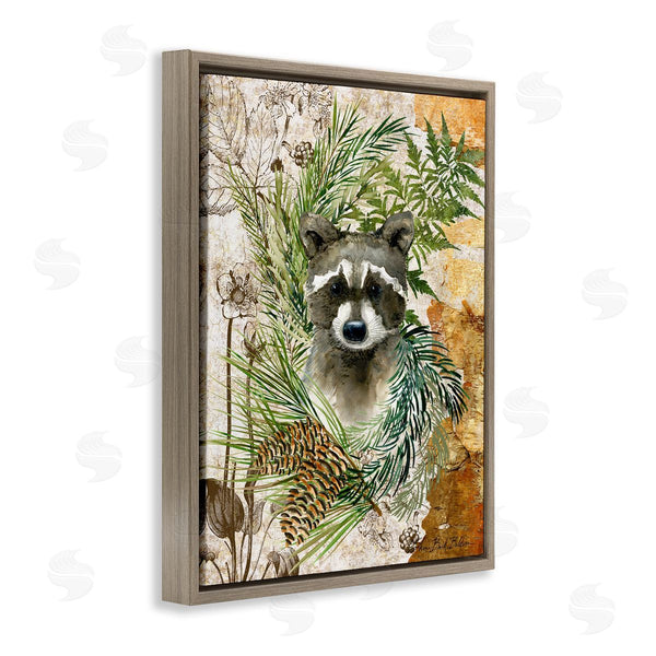 Stupell Industries Sherri Buck Baldwin | Baby Raccoon In Fern Forest