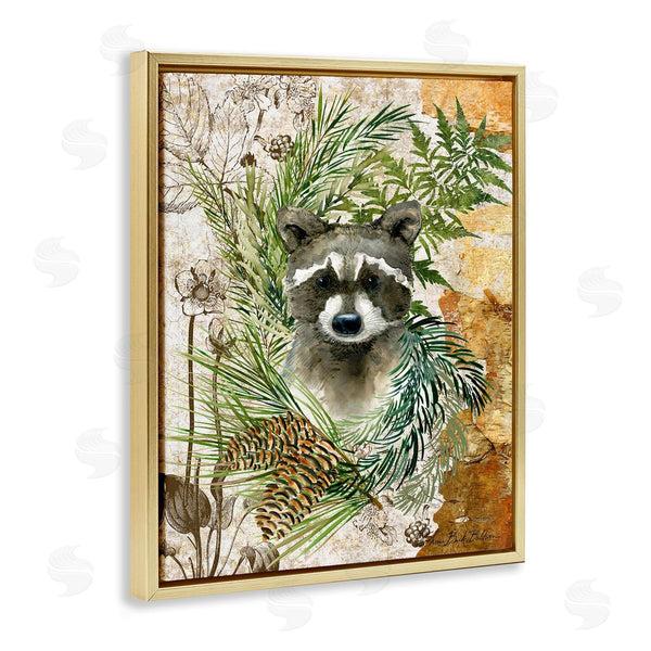 Stupell Industries Sherri Buck Baldwin | Baby Raccoon In Fern Forest