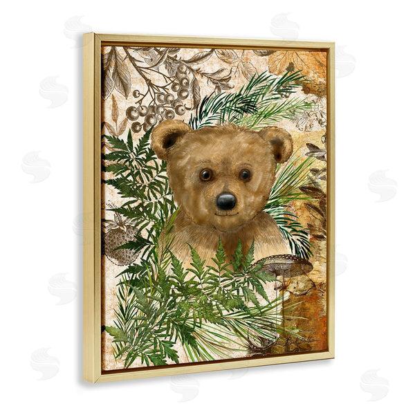 Stupell Industries Sherri Buck Baldwin | Bear Cub In Fern Forest