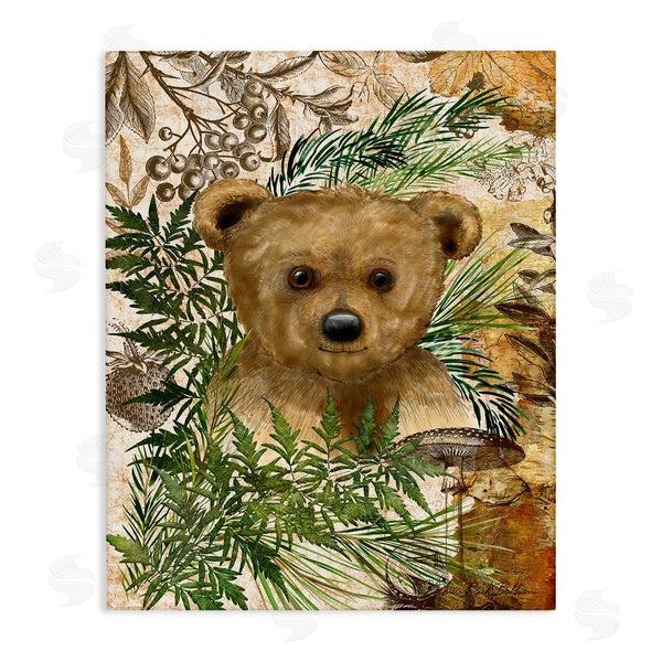 stupell industries Sherri Buck Baldwin | Bear Cub in Fern Forest