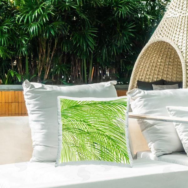 Stupell Industries Sherri Buck Baldwin | Botanical Palms Pattern Printed Throw Pillow