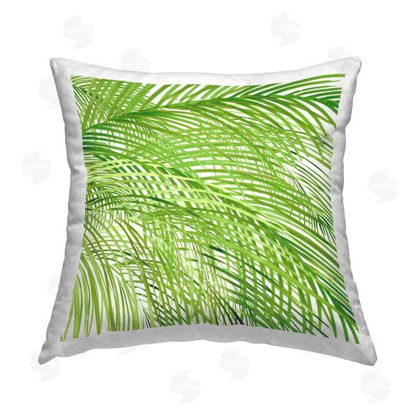 stupell industries Sherri Buck Baldwin | Botanical Palms Pattern Printed Throw Pillow