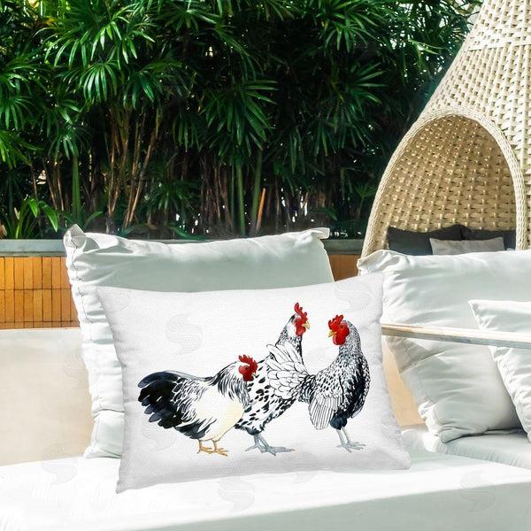 Stupell Industries Sherri Buck Baldwin | Chicken Trio On White